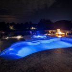 Latham Fiberglass Synergy | Crystite Crystal Shale Gray inground pool